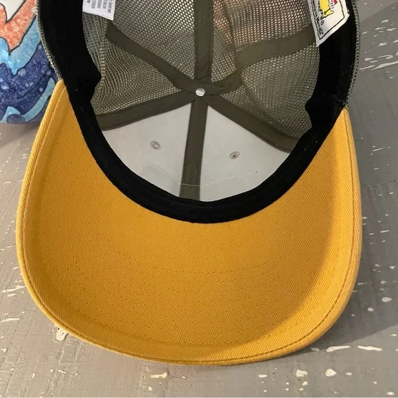 RARE Masters Tournament Trucker Hat - Augusta National Golf Logo, Yellow/Gray - Picture 6 of 10